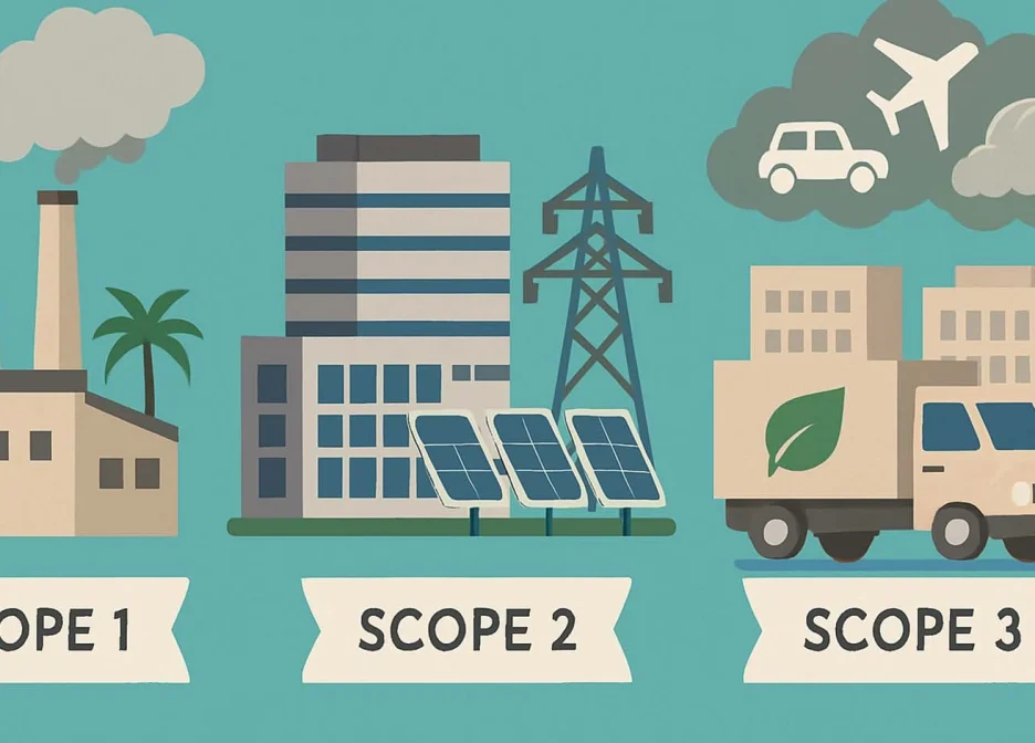 Scope 1, 2 and 3 Emissions Explained Simply for UAE SMEs
